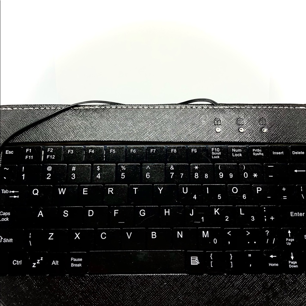 Portable PU Leather Wireless Keyboard Case